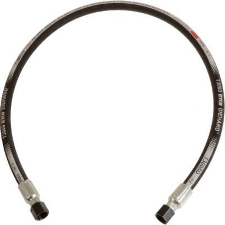ALLIANCE HOSE & RUBBER CO Ryco Hydraulic Hose Assembly, 1/2 In. x 24 In. 3000 PSI, F+F JIC, Synthetic Rubber T3008D-024-20402040-1212